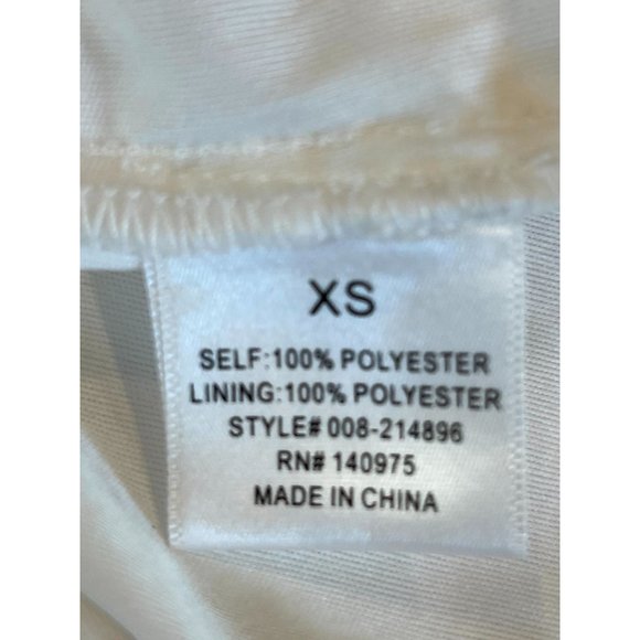 Francesca’s Women Sherrell lace Dress Sleeveless Back Keyhole White Size X Small - Picture 7 of 7